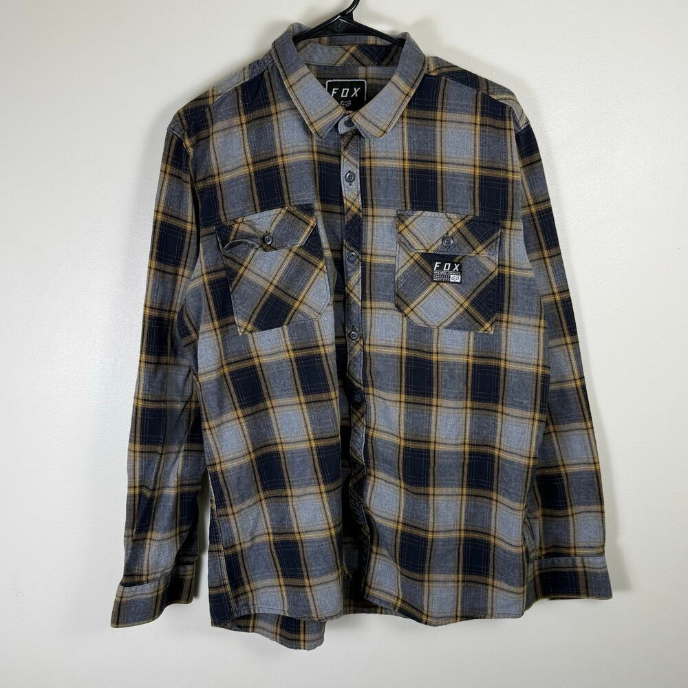 fox mens button up western shirt size xl